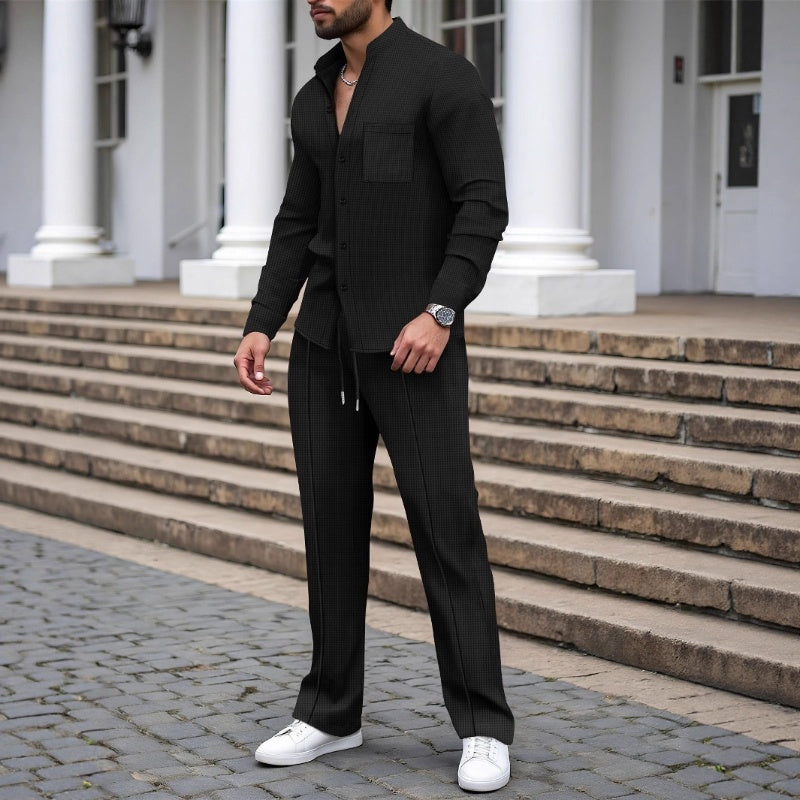 Conjunto para hombre: cómodo, transpirable y con un estilo versátil.