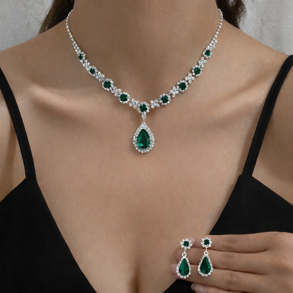 Sariyn | Elegante conjunto de joyas en forma de gota