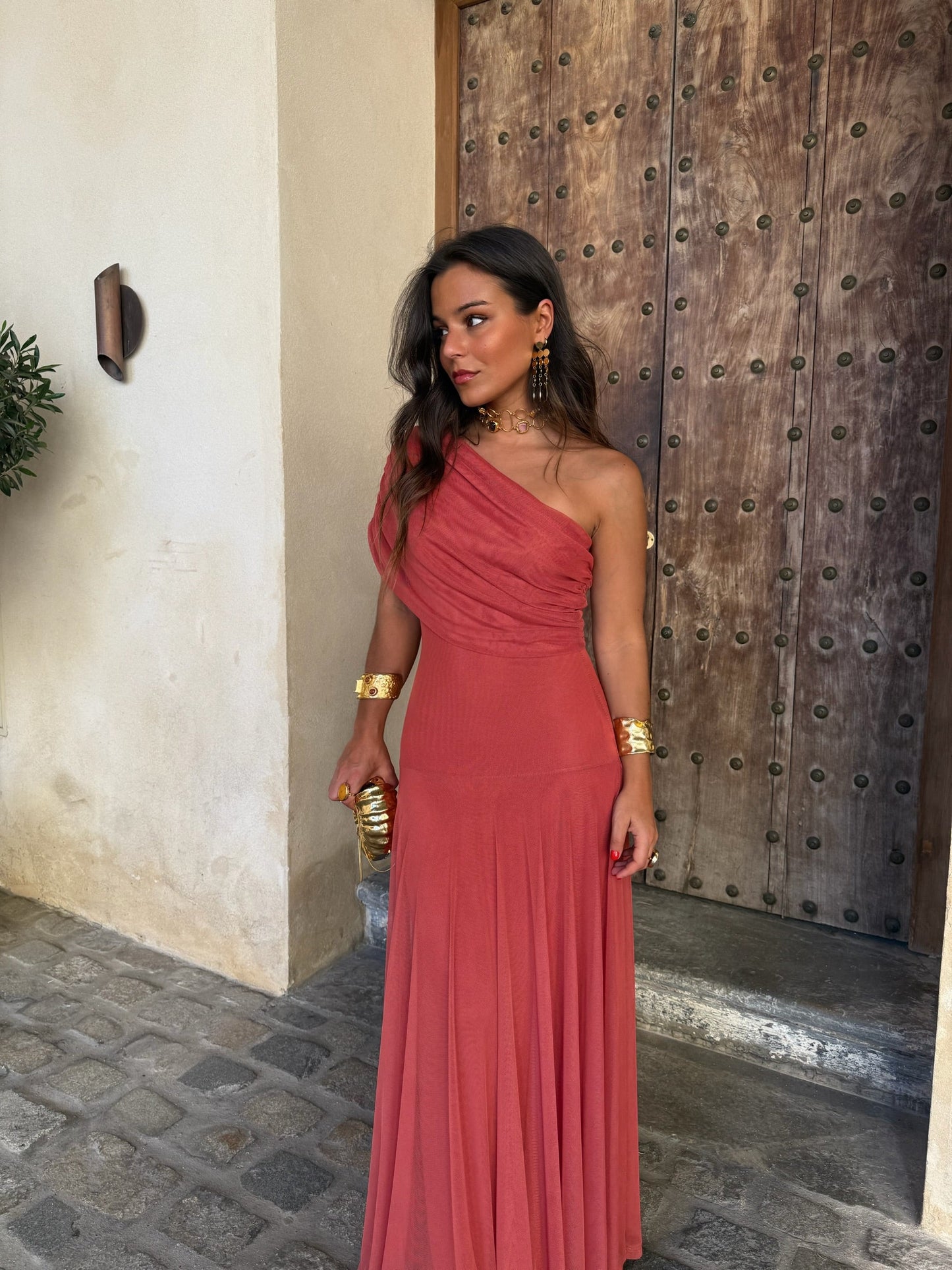 Alba Coral | Vestido fluido