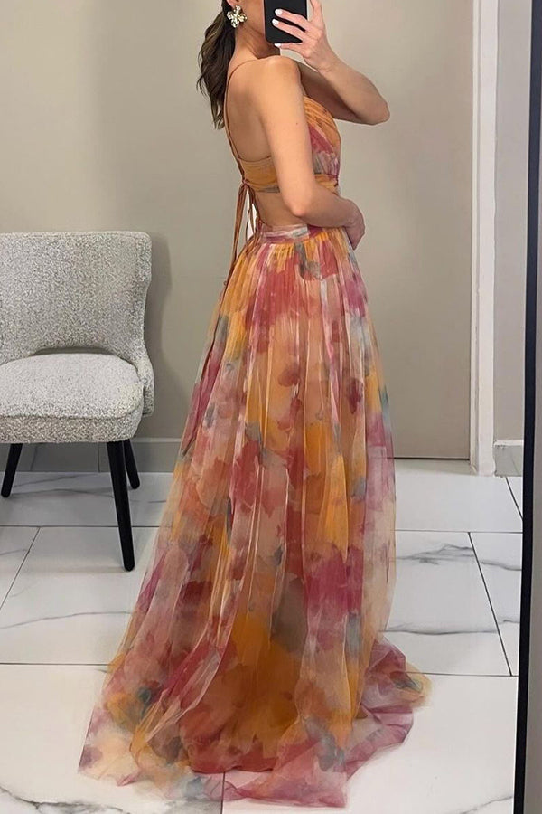 VESTIDO MAXI FLORAL FLUIDO