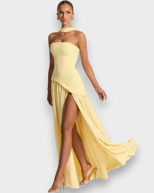 Beatriz |Vestido largo con corte sofisticado