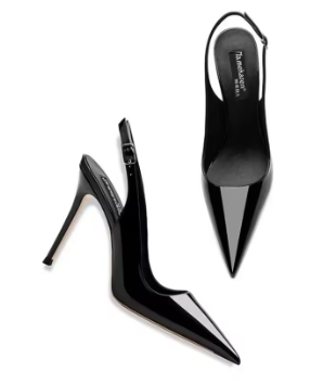 VIXEN | Tacones de aguja charol con tobillera ajustable