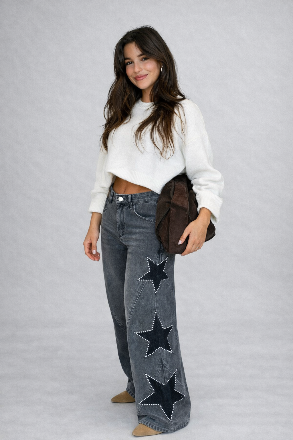 Milana Casual rectos de estrellas