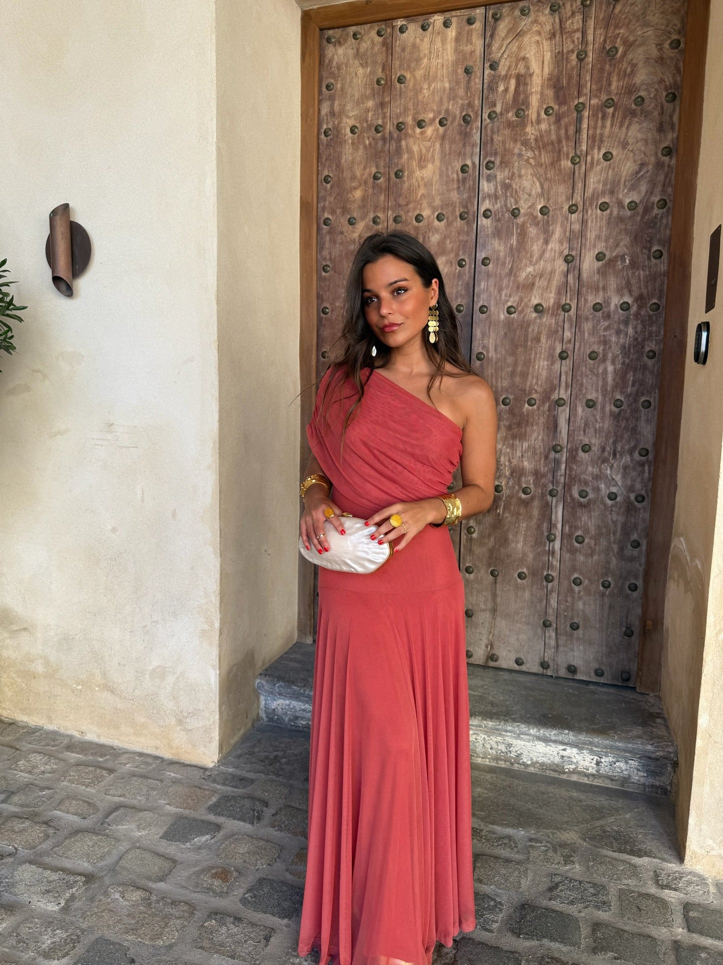 Alba Coral | Vestido fluido