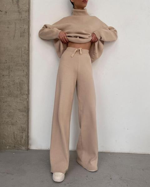 MARA| CONJUNTO PUNTO LISO CASUAL HOLGADO