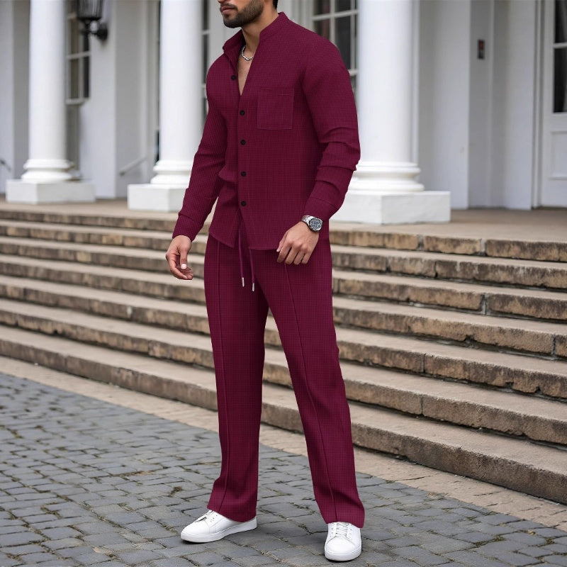 Conjunto para hombre: cómodo, transpirable y con un estilo versátil.