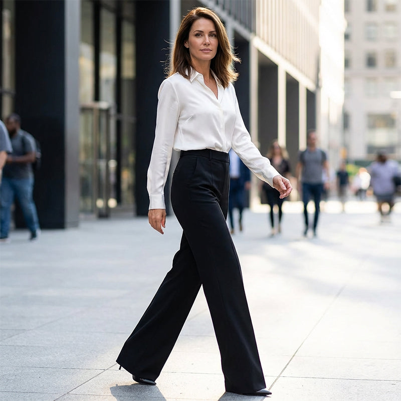 Pantalones de mujer con cintura alta