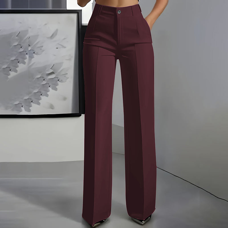 Pantalones de mujer con cintura alta