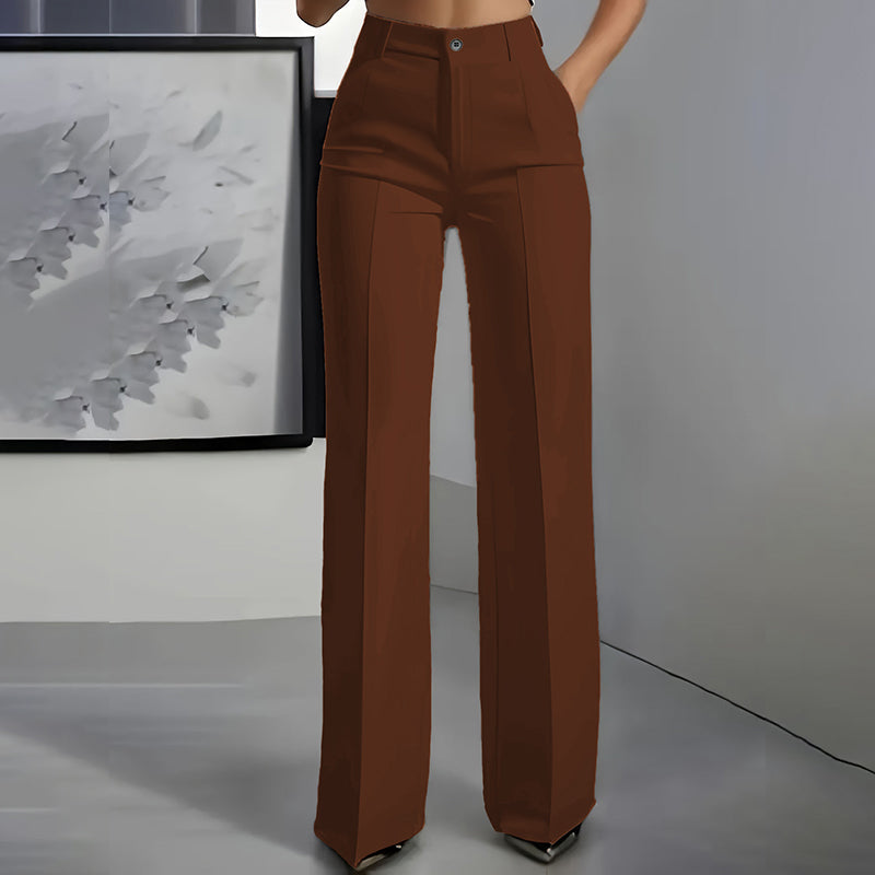 Pantalones de mujer con cintura alta